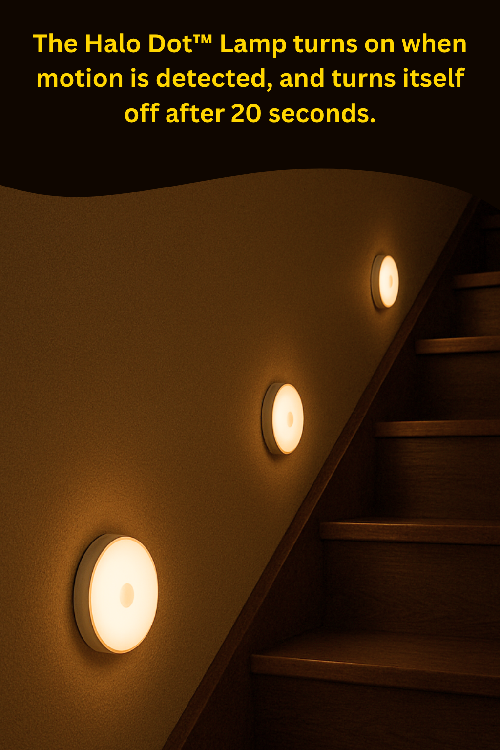 Halo Dot™ Motion Sensor Lamp